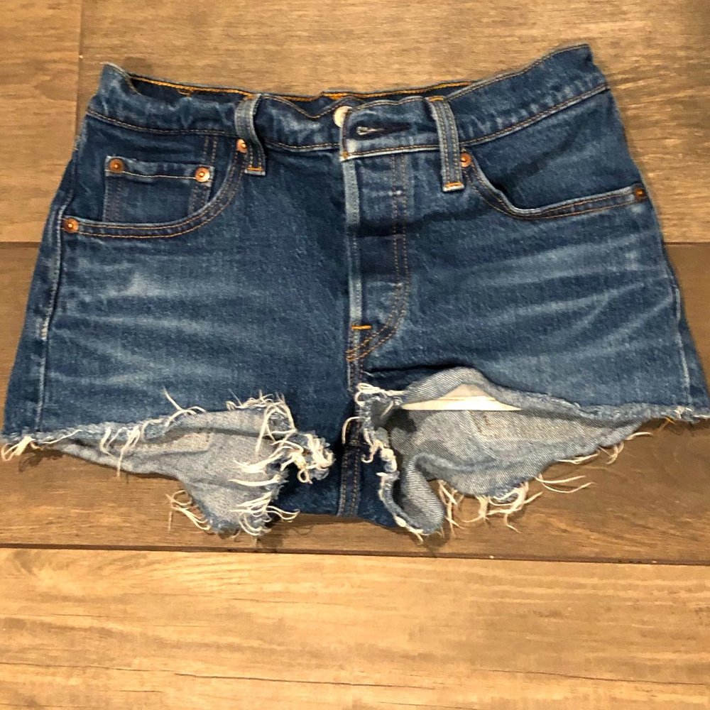 Levi's Cut-Off Jean Shorts